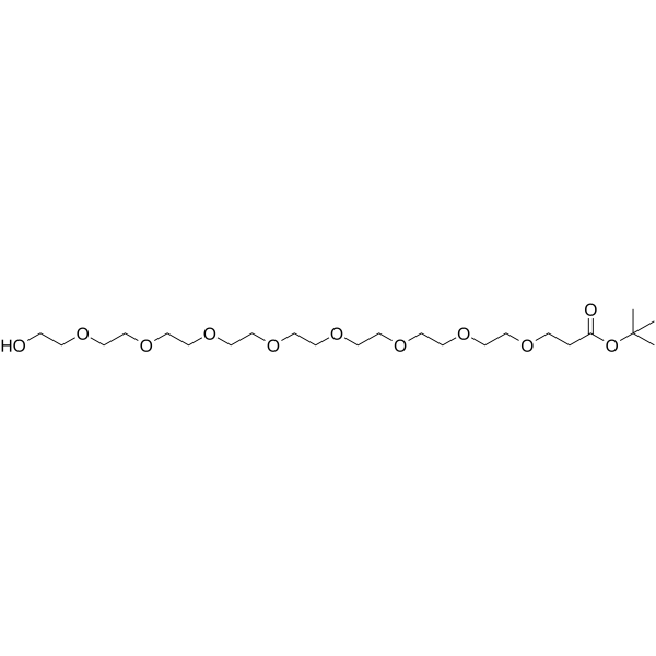 Hydroxy-PEG8-t-butyl ester 1334177-84-2